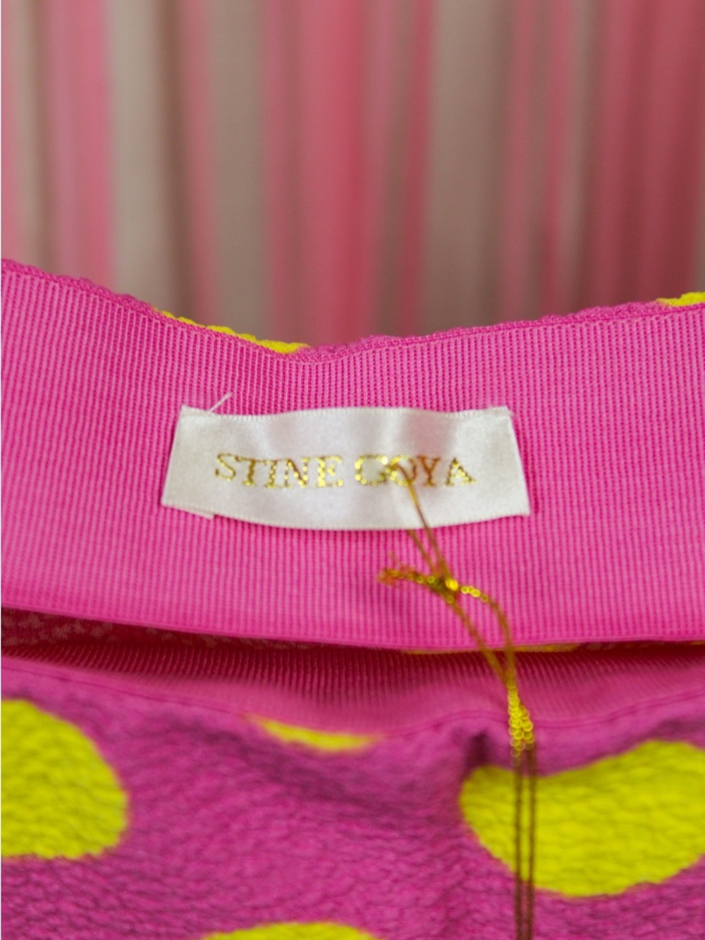 NWT STINE GOYA polka dot blouse SZ L - Picture 4 of 7